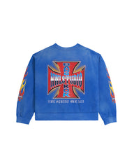 44TEES 29 Sweater Blue