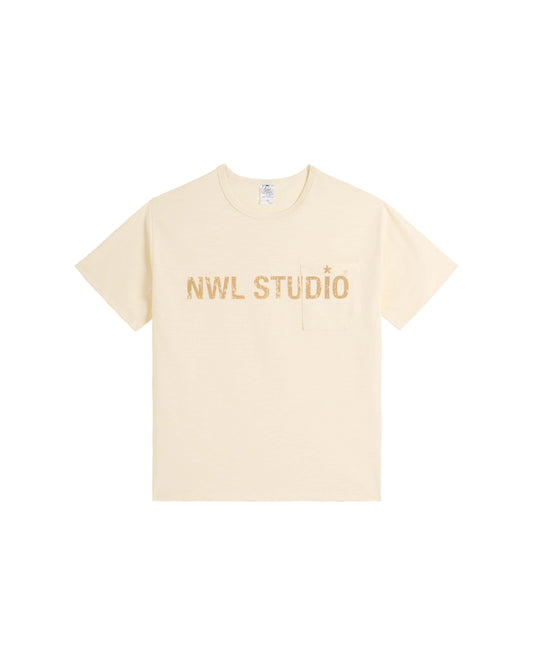 44TEES 39 Slub Regular Cream