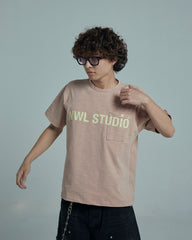 44TEES 17 Slub Regular Pink