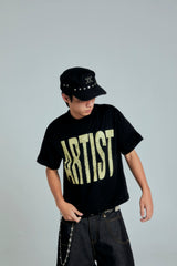 44TEES 18 Boxy Black