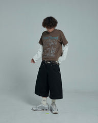 44TEES 15 Long Sleeve Brown