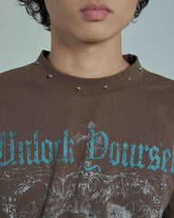 44TEES 15 Long Sleeve Brown