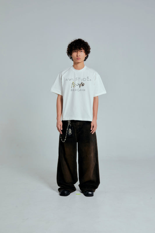 44TEES 08 Boxy white