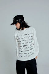 44TEES 10 Long Sleeve White