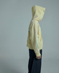 44TEES 27 Hoodie Yellow Faded