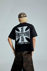 44TEES 34 Boxy Black