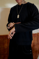 Henley Shirt long Sleeve Waffle