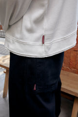 Henley Shirt long Sleeve Waffle