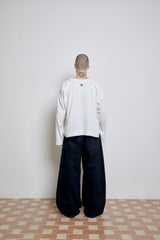 Henley Shirt long Sleeve Waffle