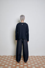 Henley Shirt long Sleeve Waffle