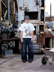 Baggy Mable Wash Blue Damaged