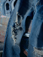 Vintage Blue Straight Fit Jeans