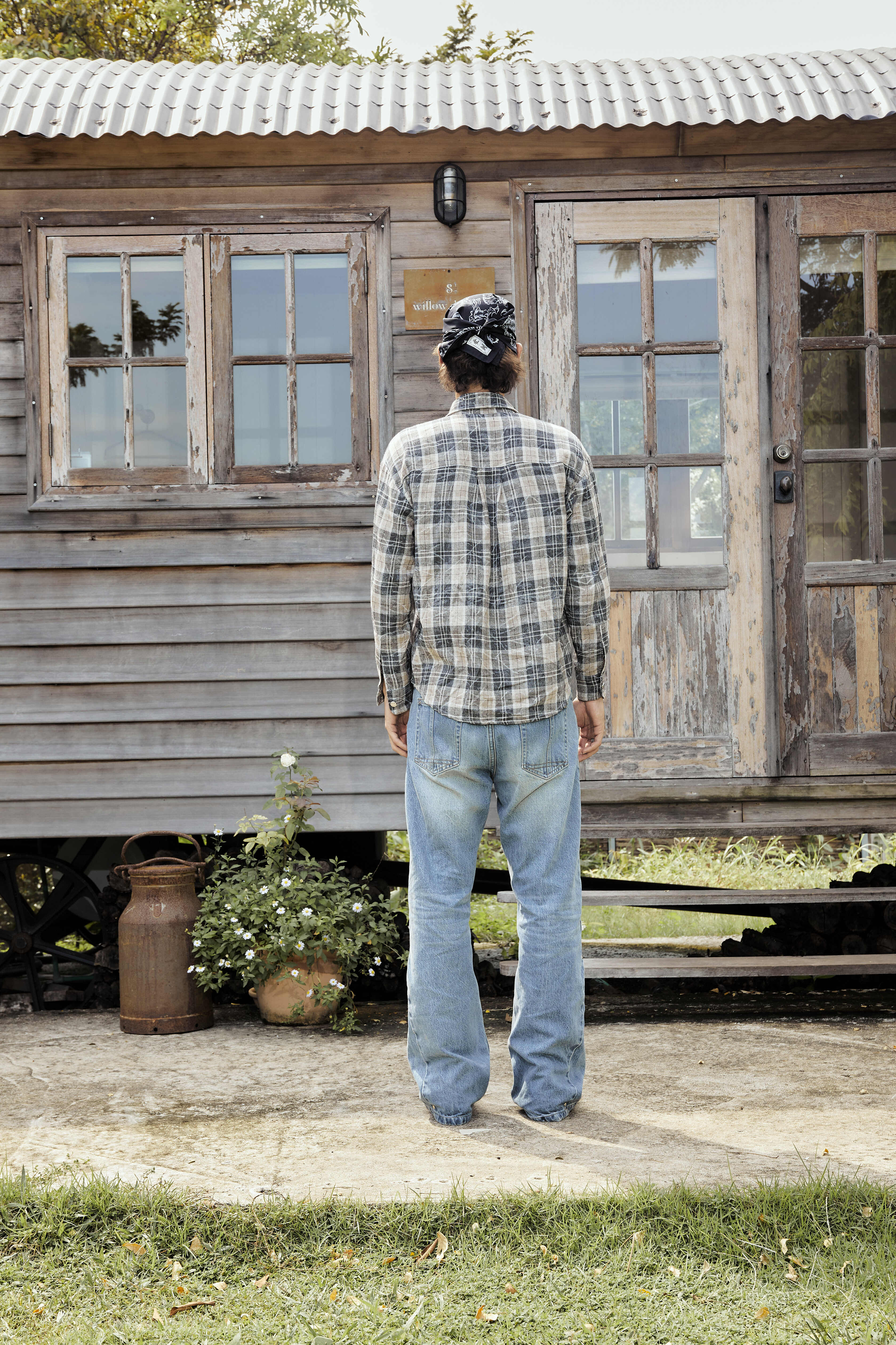 Vixen Long Sleeve Plaid Shirt (Ships on Oct 20)