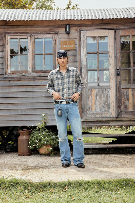 Vixen Studded Cow Leather Belt  *Handmade*