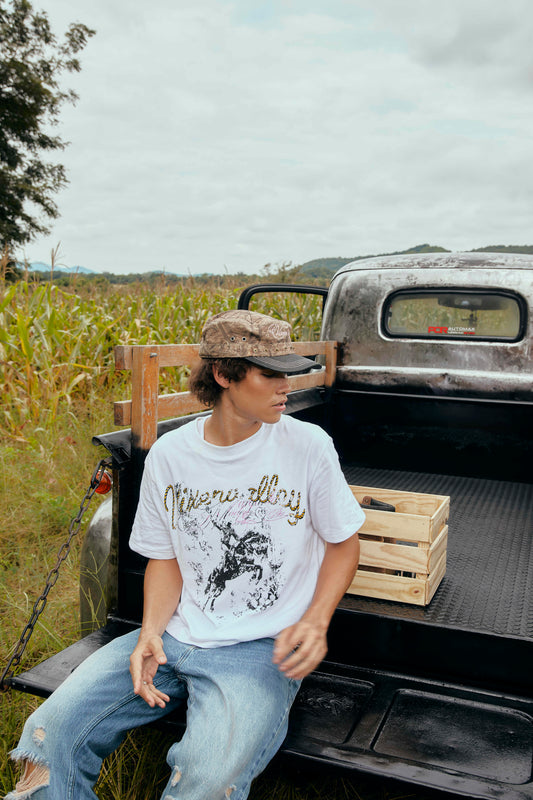 Vixen Boxy Tee Off-White