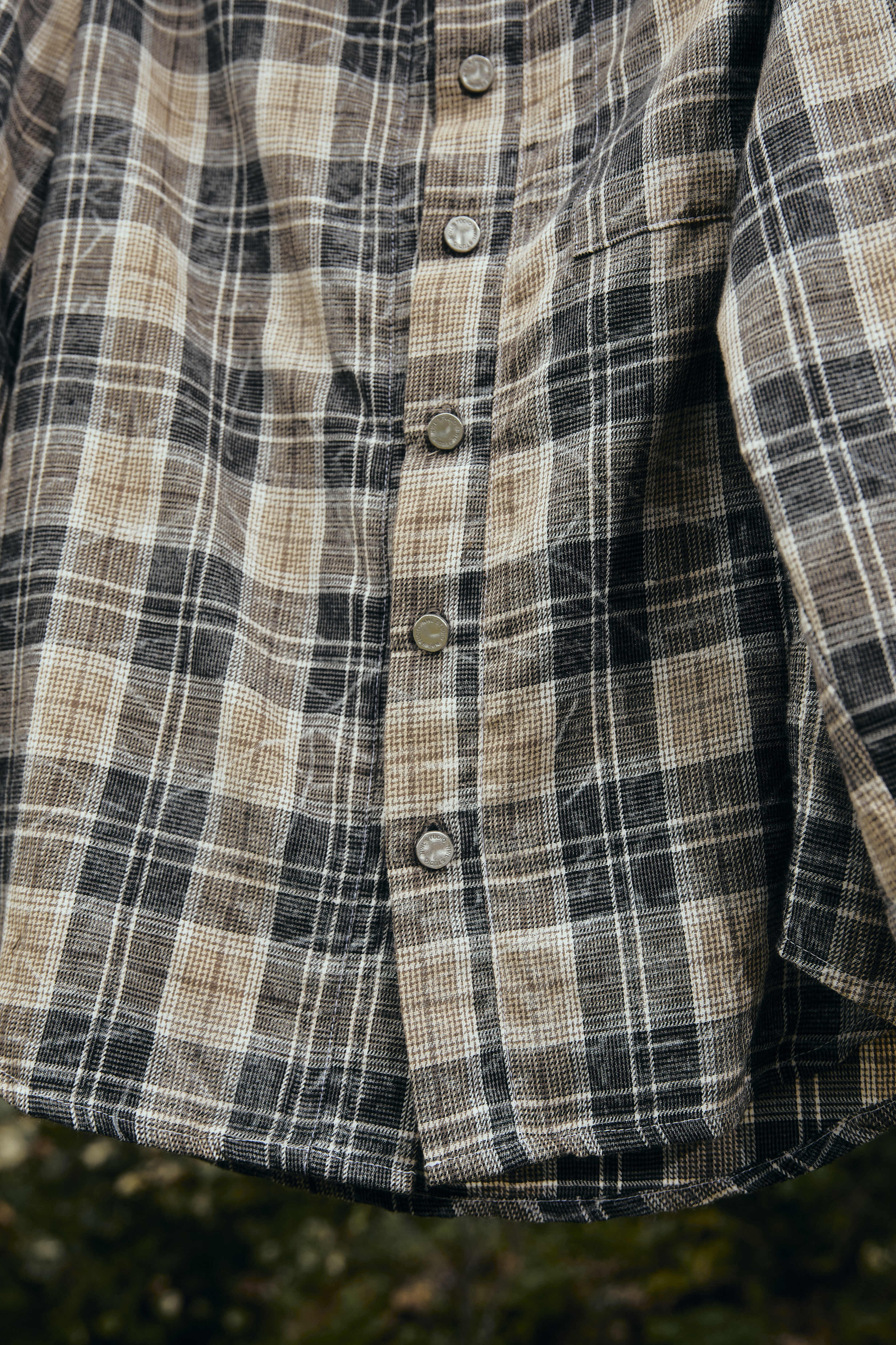 Vixen Long Sleeve Plaid Shirt (Ships on Oct 20)