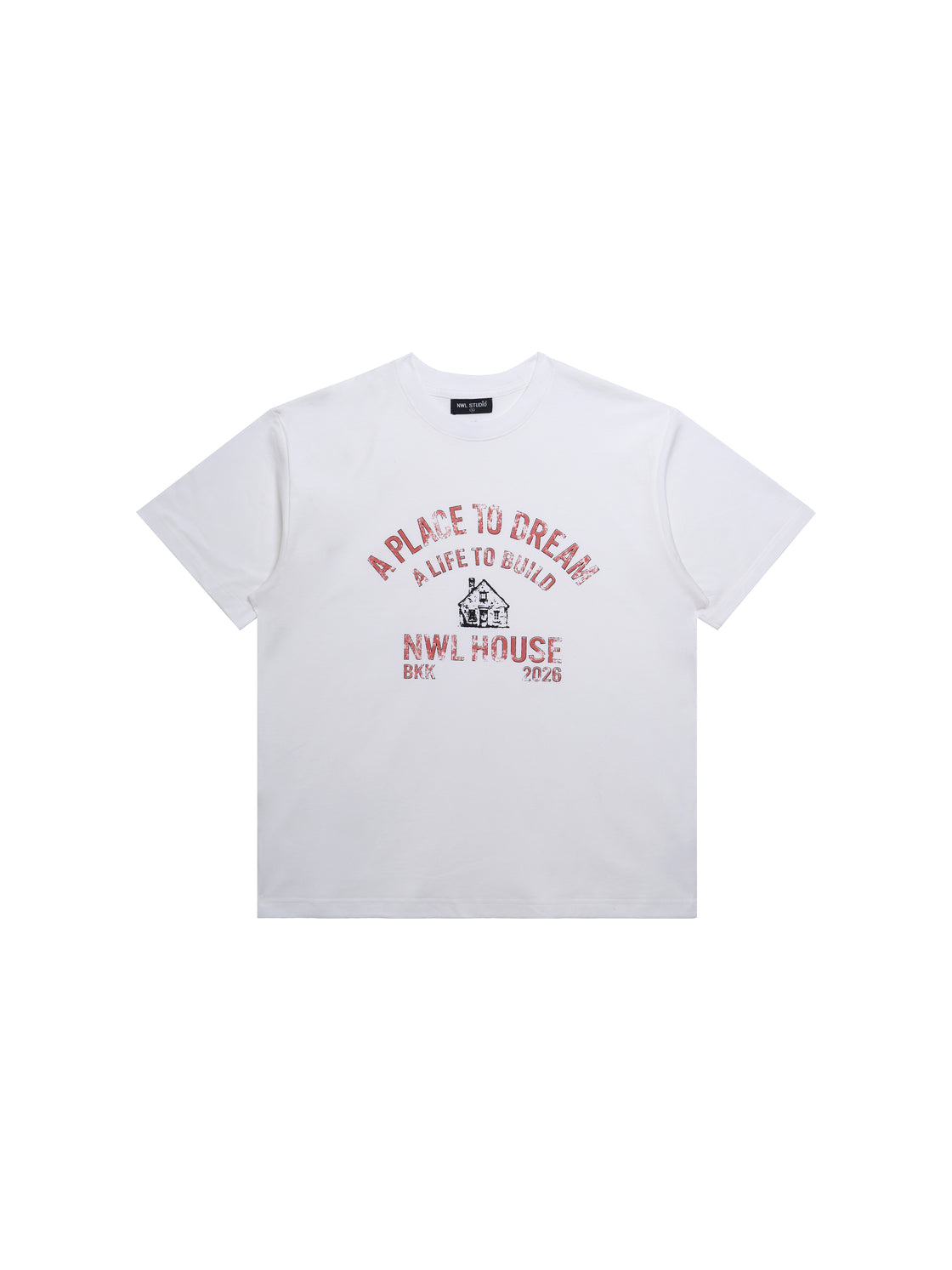 NWL House Graphic Tees Regular White