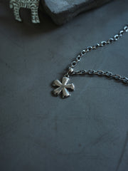 925 Sterling Silver Moon Flower Necklace