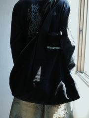 Big Tote Bag Canvas Black Fade