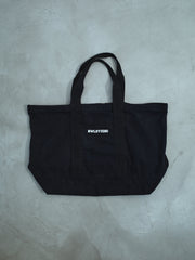 Big Tote Bag Canvas Black Fade