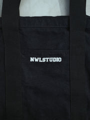 Big Tote Bag Canvas Black Fade
