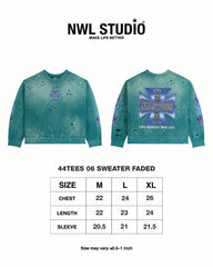 44TEES 06 Sweater Faded