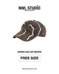 Spider Leg Cap Brown