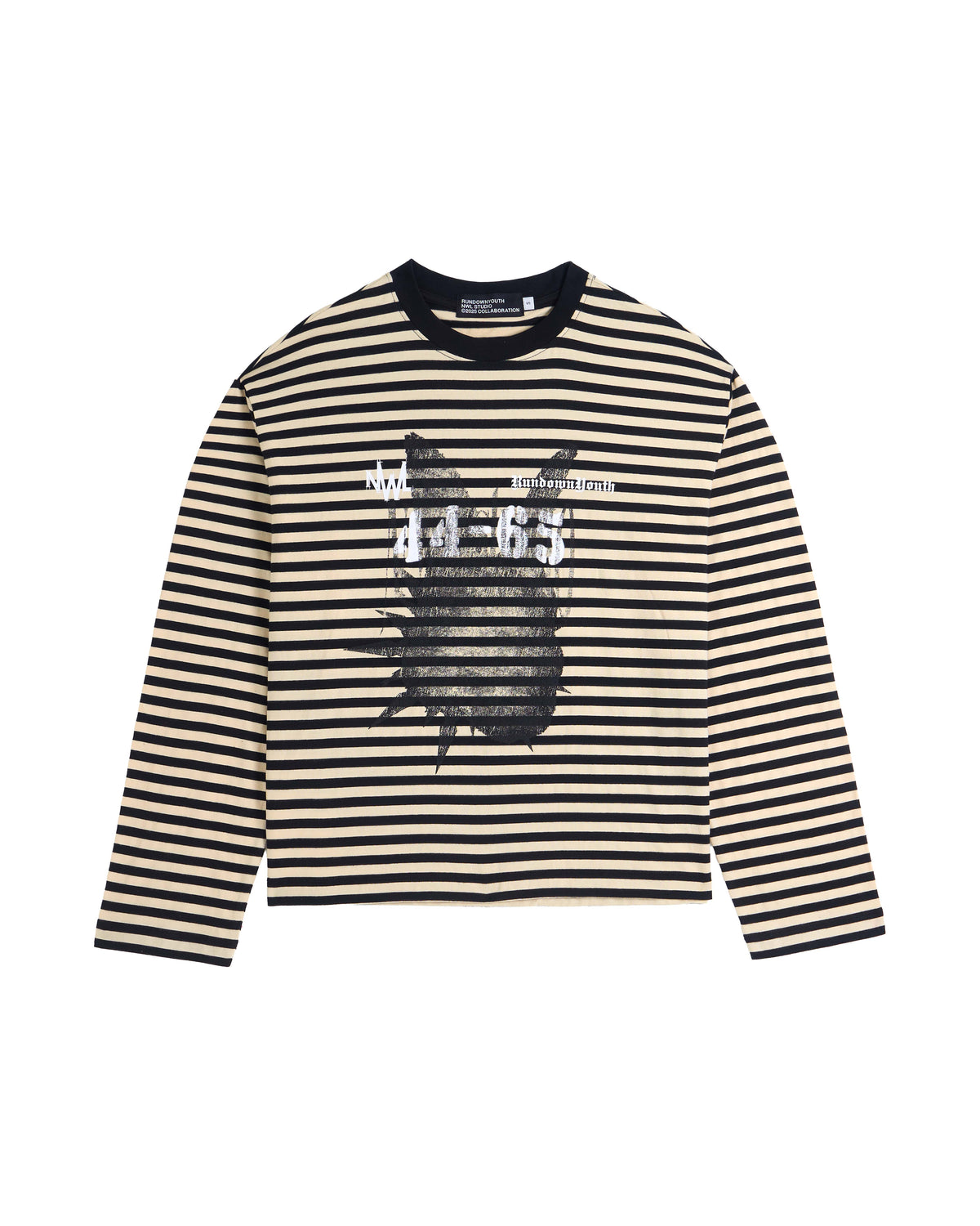 Striped Tee Long Sleeve Yellow-Black (Ship on 15/01)