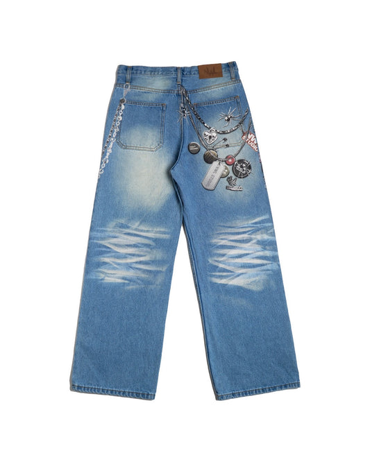 Tuff 01 Custom Denim Baggy Blue