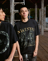 DM10 Forty4 Camo Boxy T-Shirt Dark Fade