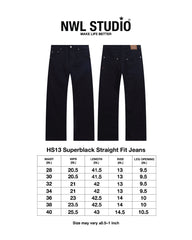 Superblack Straight Fit Jeans