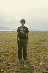 NWL x TV OFF, Fatigue Work Pant Olive Green