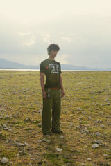 NWL x TV OFF, Fatigue Work Pant Olive Green