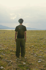 NWL x TV OFF, Fatigue Work Pant Olive Green
