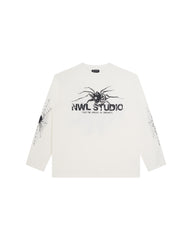 Spider Web Grow Long-Sleeve White