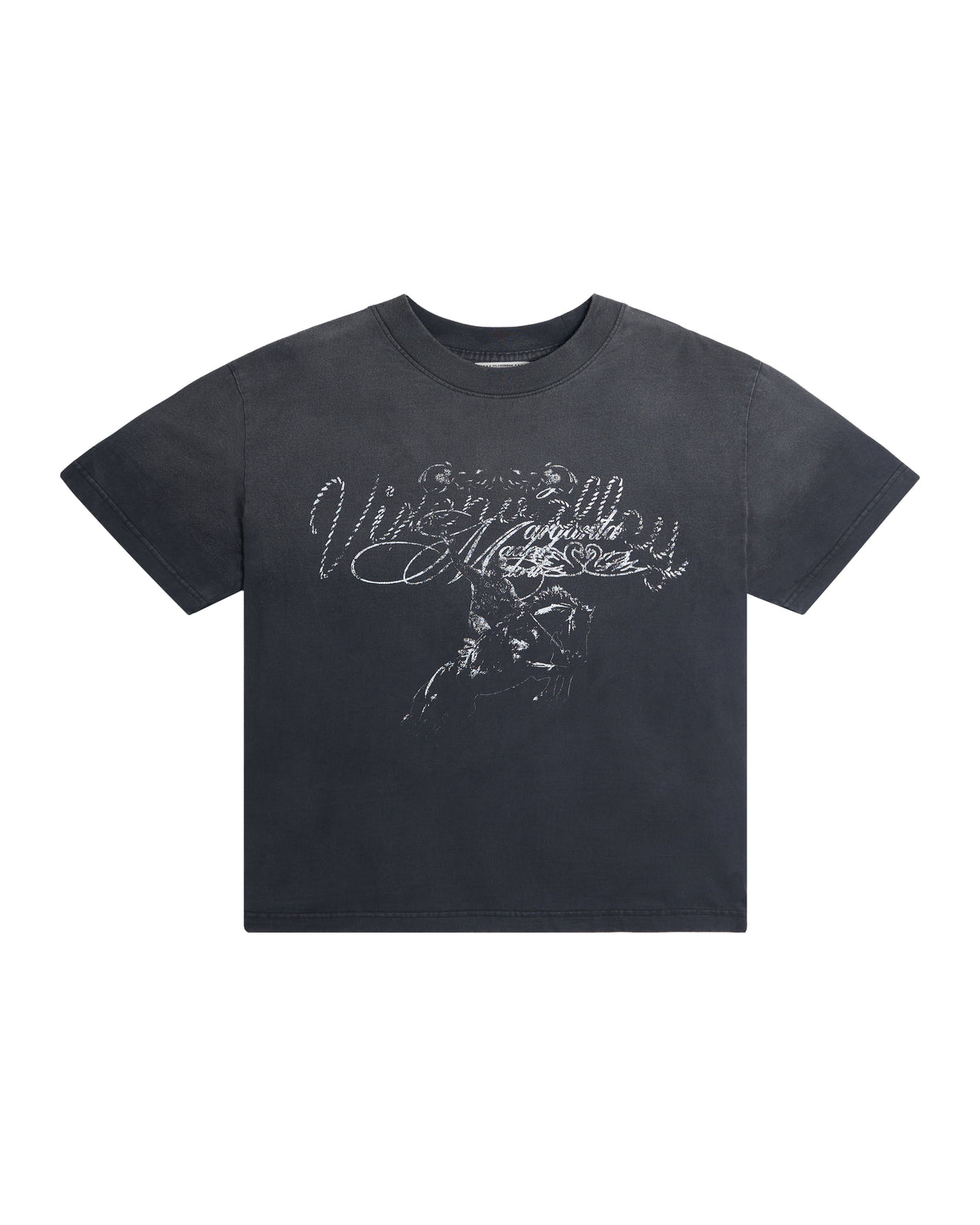Vixen Boxy Tee Sunfaded BlackFade (Ships on Oct 19)