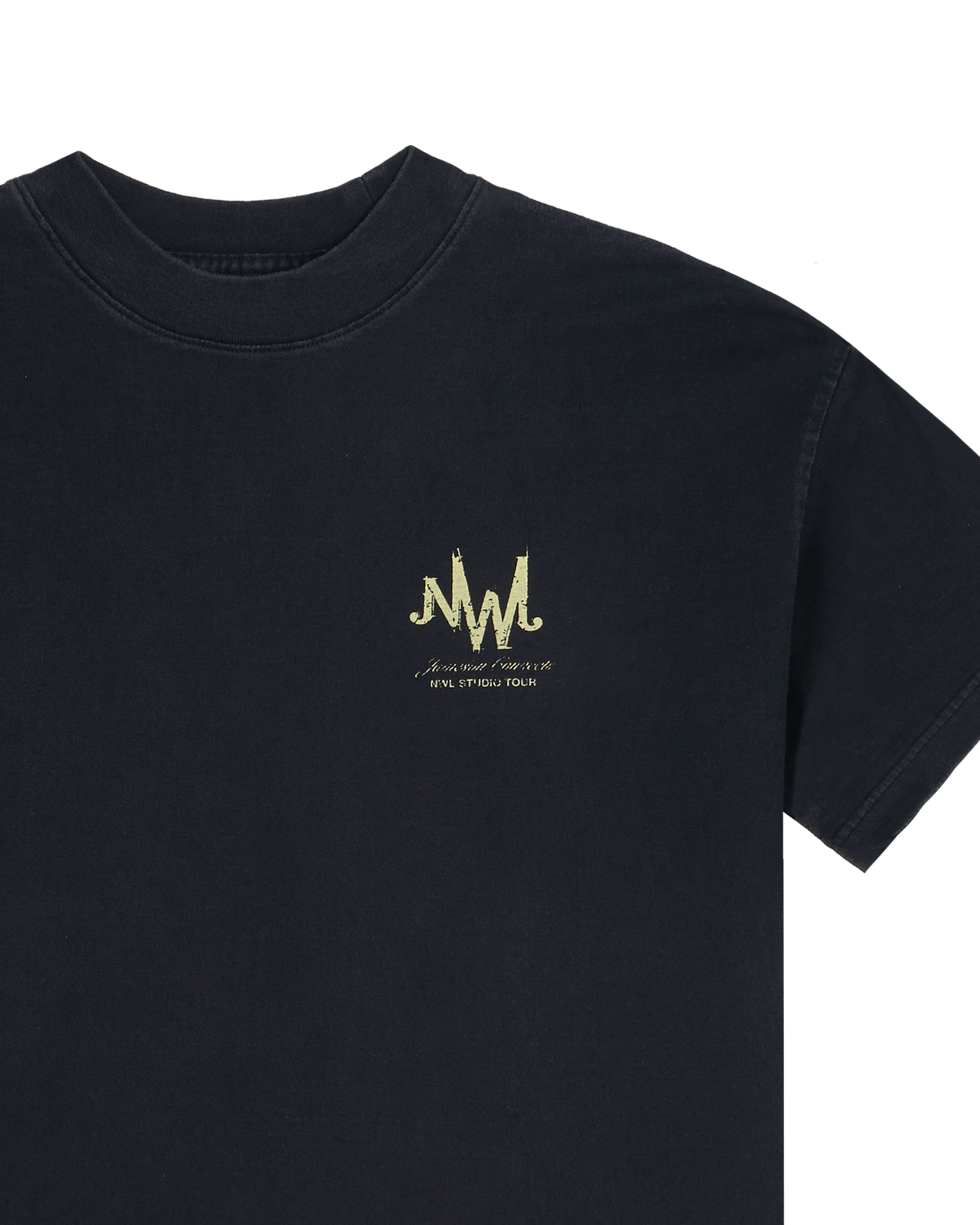NWL TOUR Boxy Tee Black Fade