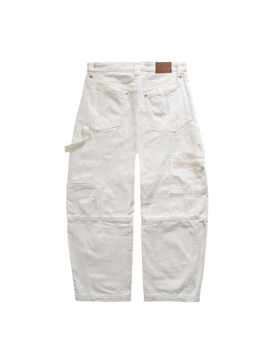NWL x TV OFF, Carpenter Work Pant Off-White