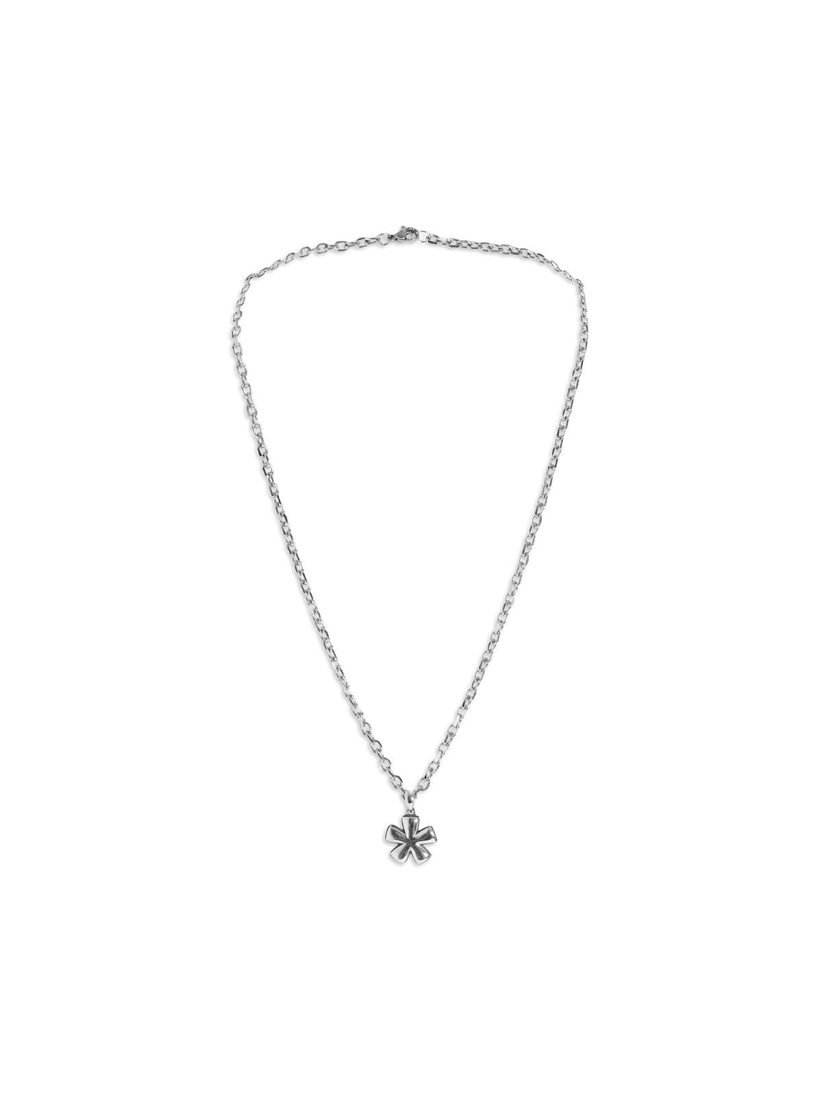 925 Sterling Silver Moon Flower Necklace
