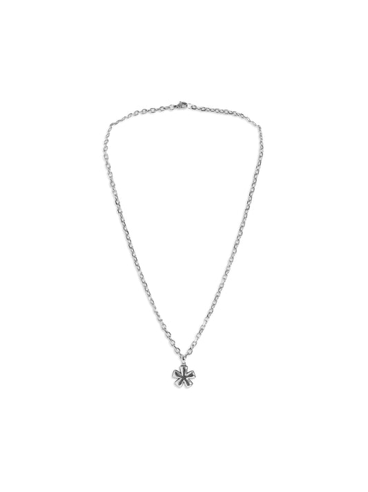 925 Sterling Silver Moon Flower Necklace
