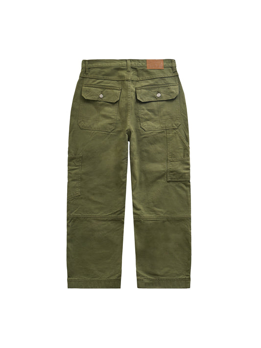 NWL x TV OFF, Fatigue Work Pant Olive Green