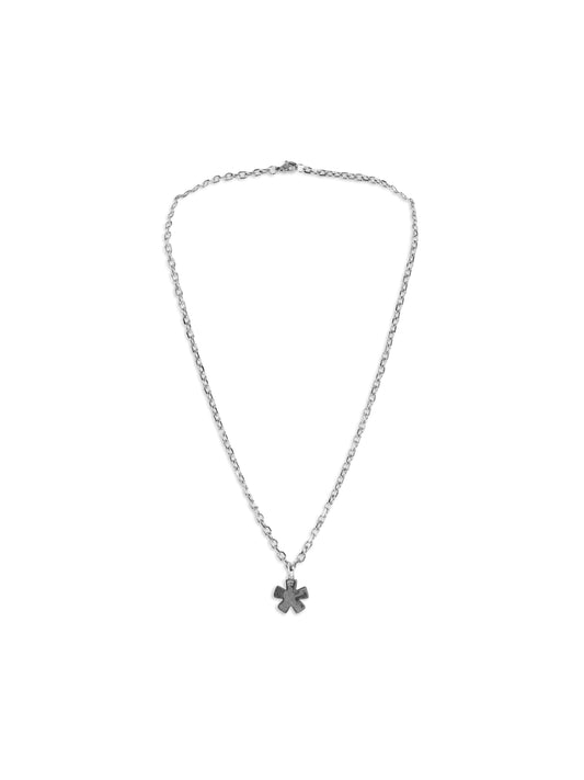 925 Sterling Silver Moon Flower Necklace