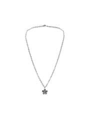925 Sterling Silver Moon Flower Necklace