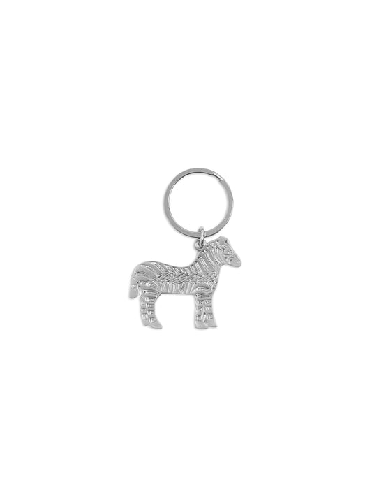 NWL Metal Zebra Keychain