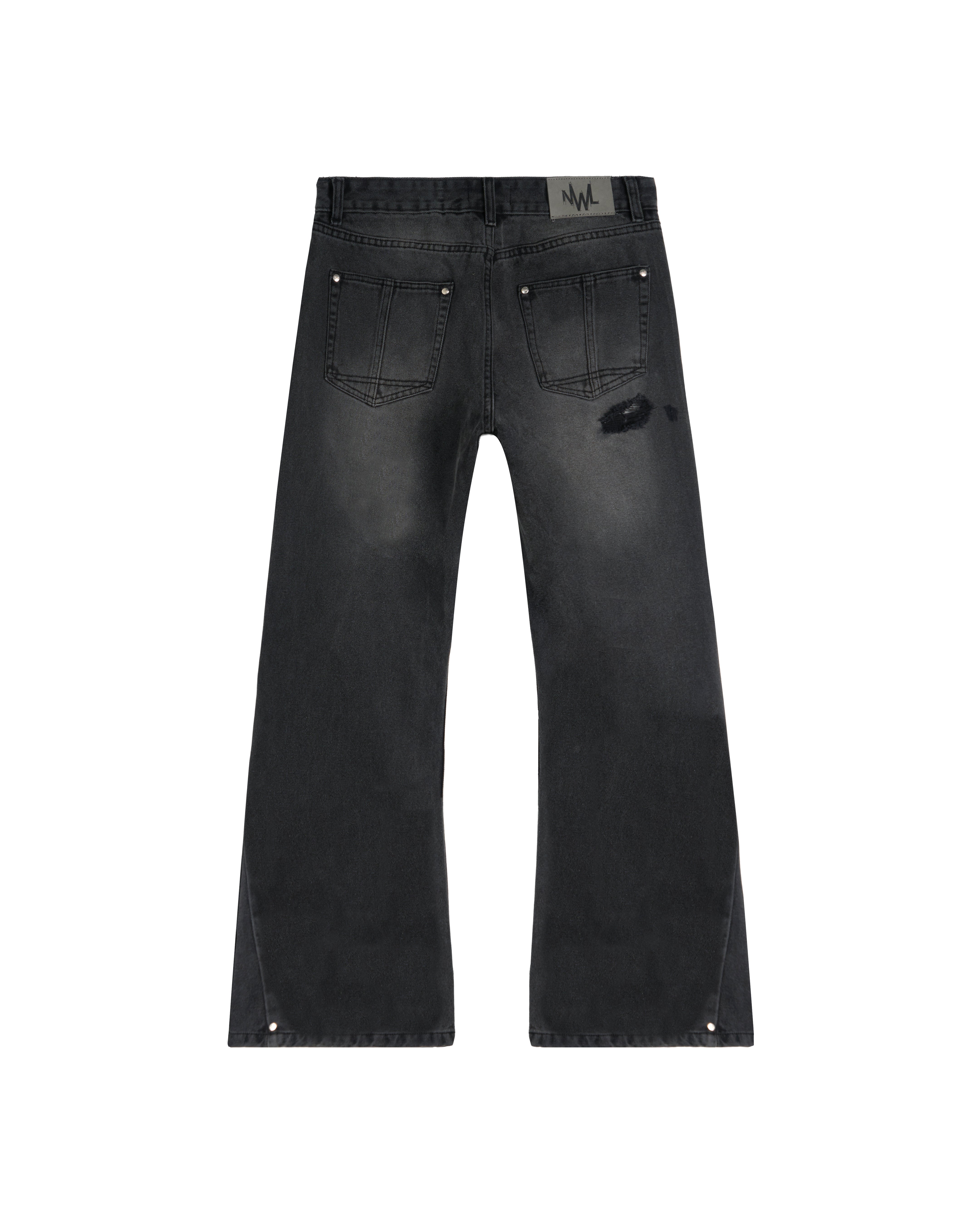 Vixen Flare Jeans Vintage BlackFade