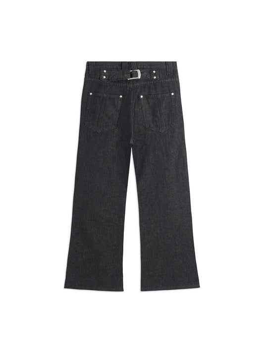 Raw Denim Studdeds Bootcut Jeans