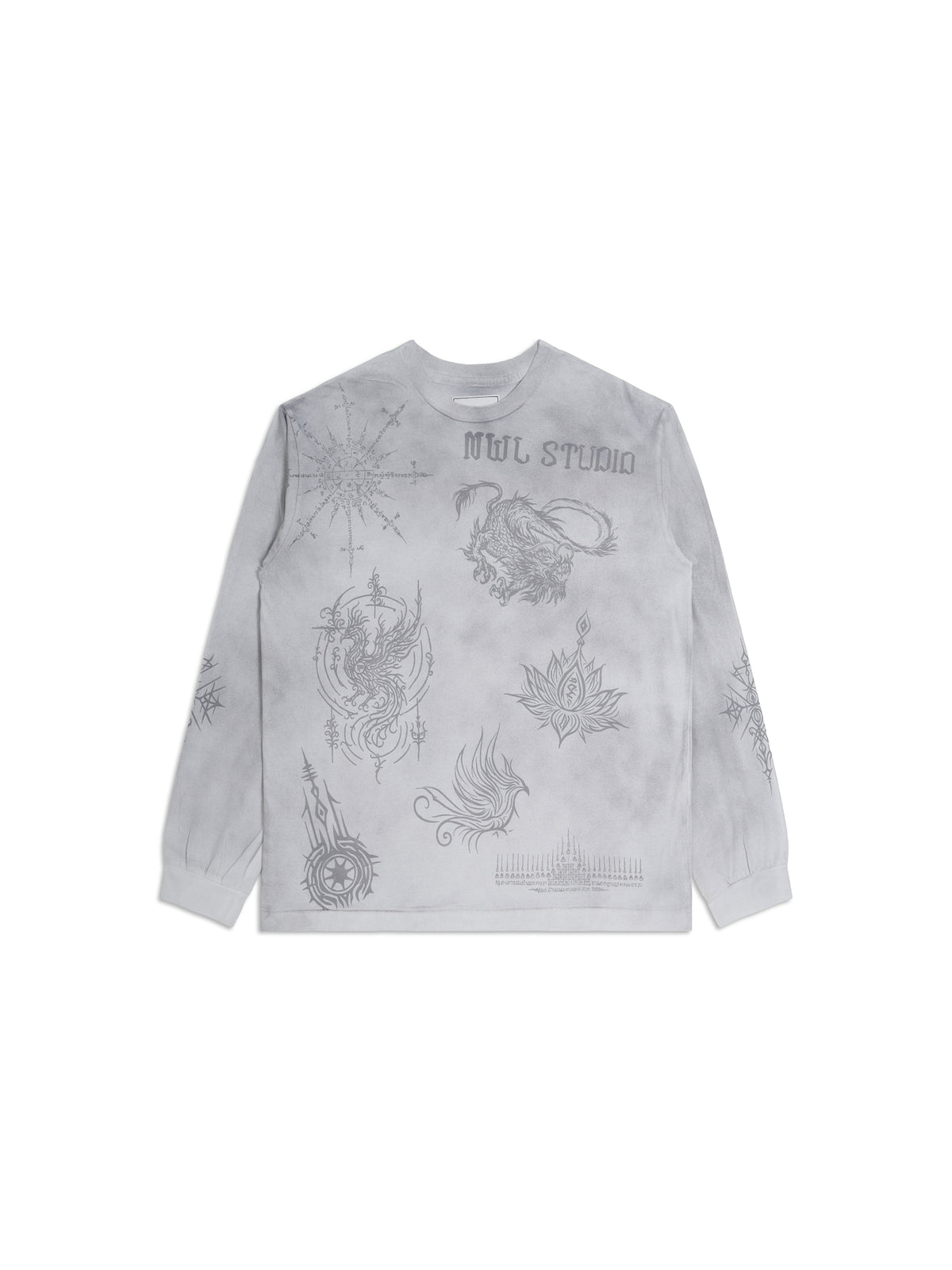 Yantra Long Sleeve Smoke White