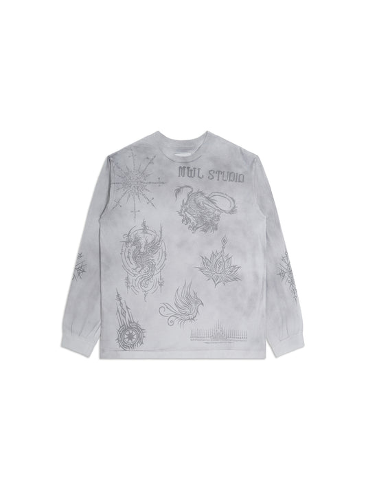 Yantra Long Sleeve Smoke White