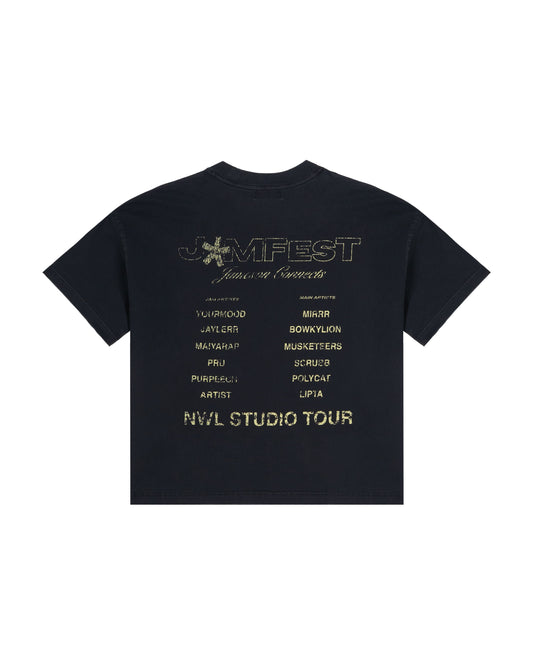 NWL TOUR Boxy Tee Black Fade