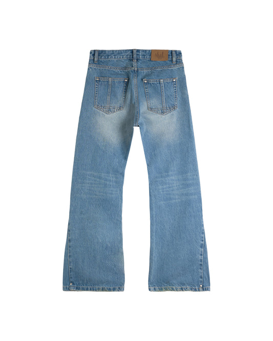 Vixen Flare Jeans Vintage Wash